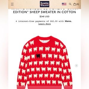WARM & WONDERFUL WOMEN'S "DIANA EDITION" SHEEP SWEATER IN COTTON